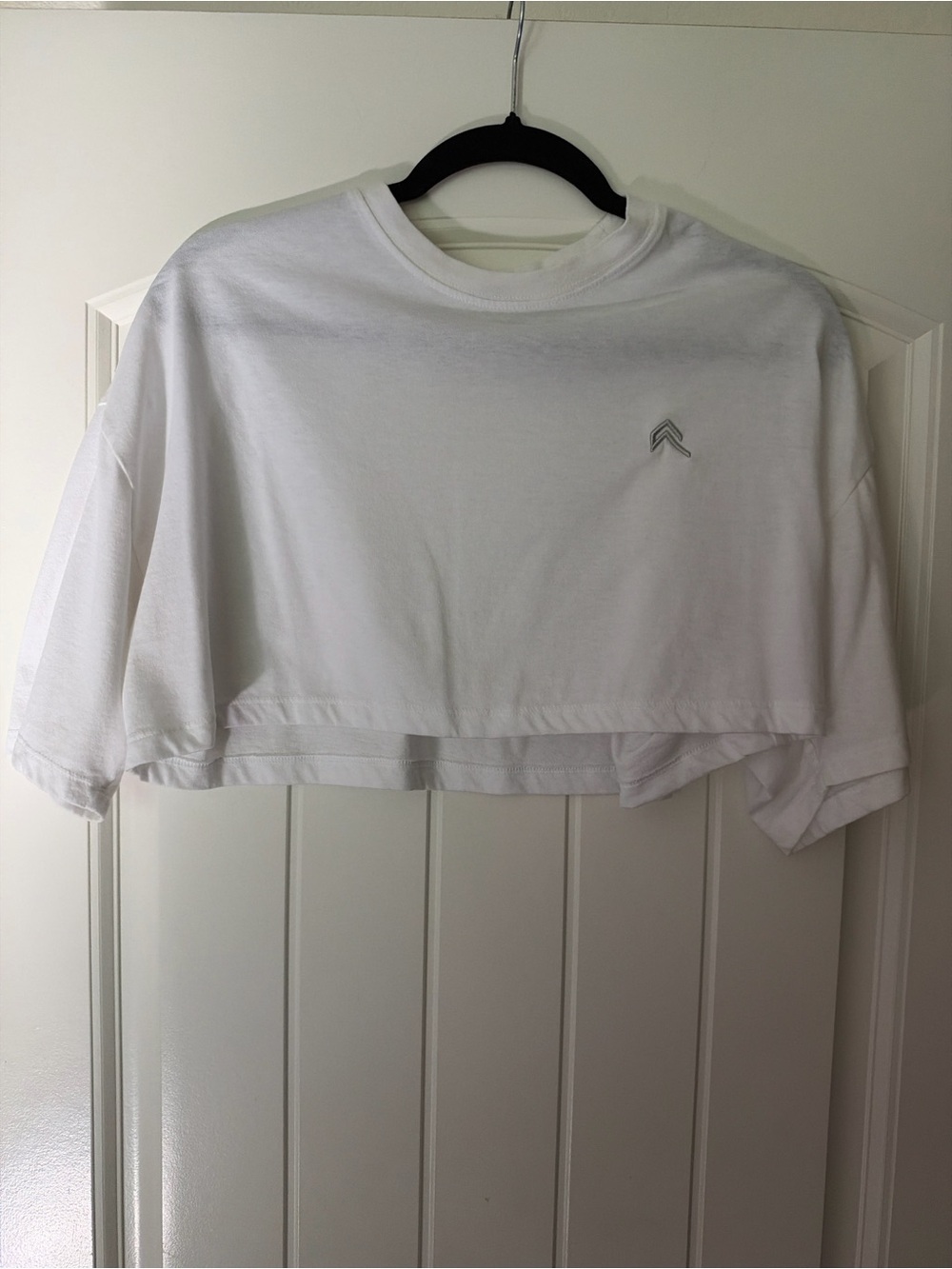 Oner Active White Cropped Tee - Womens Top